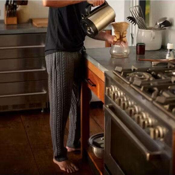 Wellen Pants Huckberry Wellen Seawool Cable Knit Pants In